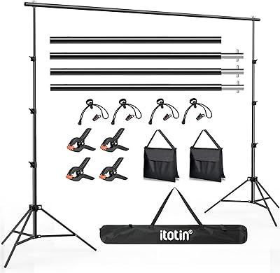 ITOTIN 10x9ft Photo Backdrop Stand