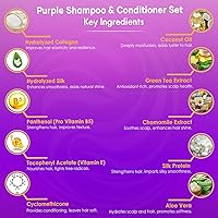 INFINA ESSENTIALS Purple Shampoo and Conditioner Set, 16 fl oz — image 5