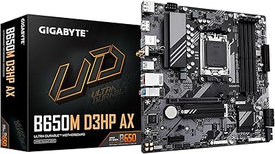 GIGABYTE B650M D3HP AX AM5 Micro ATX Motherboard