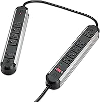 Fellowes 10-Outlet Metal Split Surge Protector — image 1