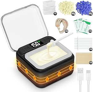 FullWoyi Nose Wax Kit Men with Adjustable LED Display