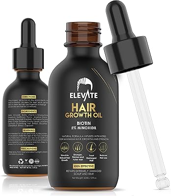 Elevate Hair Regrowth Treatment 5% Minoxidil Solution 2oz