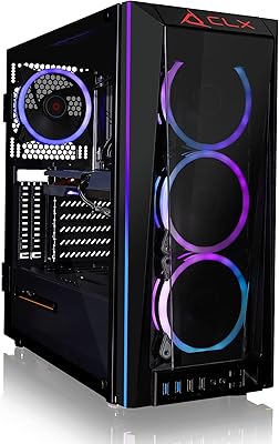 CLX Set Gaming Desktop - AMD Ryzen 9 5900X, 32GB RAM, GeForce RTX 3060, 500GB SSD, 4TB HDD