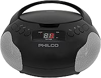 Philco Portable CD Player Boombox PBB1005-BK — image 1