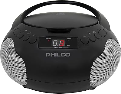 Philco Portable CD Player Boombox PBB1005-BK