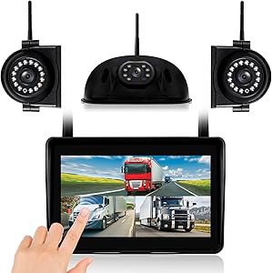 WOOCARTY 3-Camera Wireless RV Backup System Review