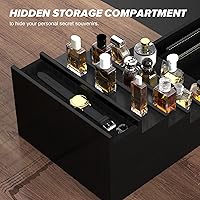 upcessory Cologne Organizer for Men, 5 Tier Black Shelf — image 4