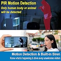 WKX W-A2 2K Security Camera with 64GB SD Card — image 8