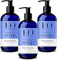 EO Sulfate-Free Moisturizing Hand Soap, French Lavender, 12 Oz, 3 Count — image 1