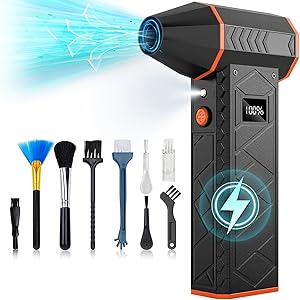 DEGGE CAD08-OR-BR 10000mAh Electric Air Duster Review