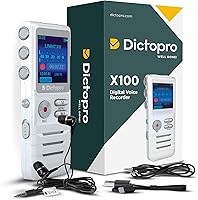 Dictopro X100 Voice Activated Digital Recorder 8GB — image 6