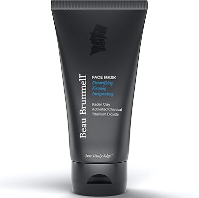 Beau Brummell Men’s Face Mask Detoxifying Facial Treatment 5oz