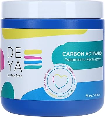 DEYA Activated Charcoal Hair Mask 16 OZ