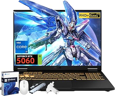 ASUS TUF F16 Gaming Laptop, Intel Core i7-14650HX, NVIDIA GeForce RTX 5060, 64GB RAM, 4TB SSD