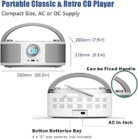 WIITHINK Portable CD Player Boombox WTB-791 — image 5