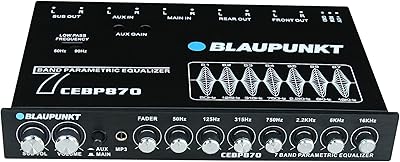 Blaupunkt CEBP870 7-Band Digital Equalizer