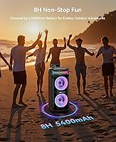 GREEN KEEPER GKD60 Karaoke Machine with 2 Wireless Microphones — image 3