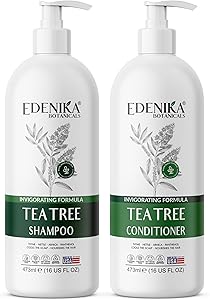 Edenika Botanicals Tea Tree Oil Shampoo and Conditioner Set, 16oz Each Review