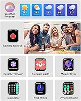 EGQINR Smart Watch for Women 1.75″ Bluetooth Call, Heart Rate Monitor, Sleep Tracker, IP68 Waterproof — image 7