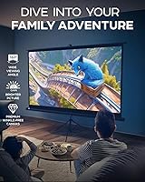 PropVue 100 Inch 16:9 HD Projector Screen with Stand — image 2