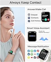 EGQINR Smart Watch for Women 1.75″ Bluetooth Call, Heart Rate Monitor, Sleep Tracker, IP68 Waterproof — image 2