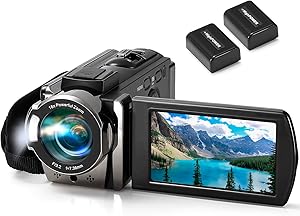 Kimire 1080P Video Camera Camcorder 24MP with 16X Digital Zoom Review