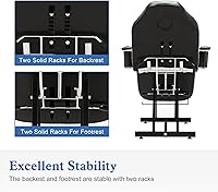 BarberPub Adjustable Tattoo Chair 72″ Black — image 5