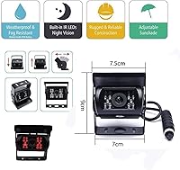 Hikity 7″ Backup Camera with Monitor Kit — image 4