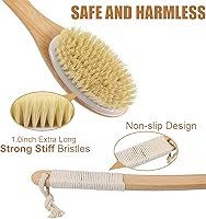 OWIIZI Back Scrubber Brush with Bamboo Handle — image 3