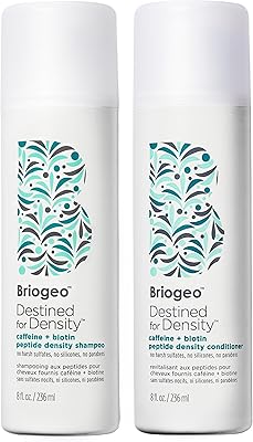 Briogeo Destined For Density Caffeine + Biotin Peptide Shampoo and Conditioner Set, 2 x 8 fl oz