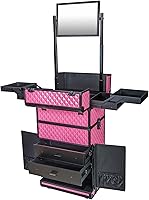 SHANY Rebel Series Pro Makeup Artists Rolling Train Case - Provocative Rose — image 2