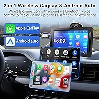 Leadtree 7-inch HD Portable Wireless CarPlay Screen — image 2