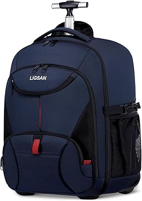 LIGSAN Rolling Backpack 17.3-inch Laptop