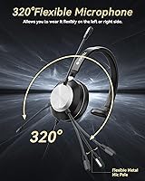 Voistek 881F35UC USB Headset with Microphone — image 7