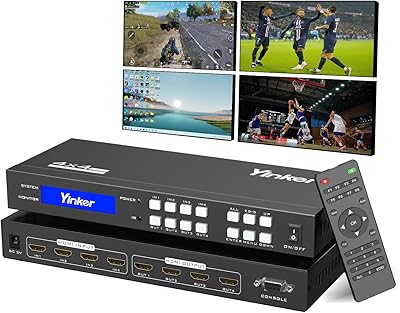 Yinker 4K HDMI Matrix Switch 4x4