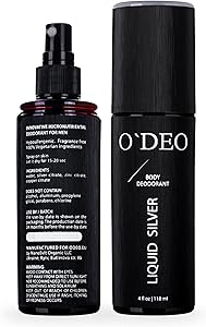 O'DEO Aluminum Free Deodorant for Men – 4 fl oz Unscented Spray Review
