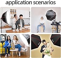 SHIRTAL 37″ Octangle Softbox Photography Lighting Kit — image 6