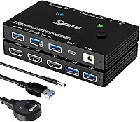 ANXQQ HDMI 2.1 KVM Switch 8K@60Hz 2 Port with Wired Control — image 1