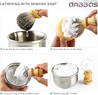 Anbbas Badger Hair Shaving Brush Set — image 6
