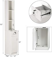 BarberPub Locking Wall Mount Hair Styling Station (White) — image 3