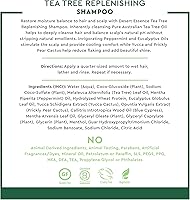 Desert Essence Tea Tree Replenishing Shampoo and Conditioner Bundle - 12.7oz — image 4