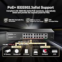 MokerLink 18-Port Gigabit PoE Switch — image 3