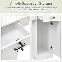 RESHABLE Salon Station for Hair Stylists, White — image 8