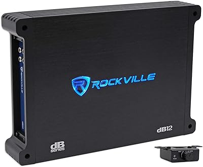 Rockville dB12 2000W Mono 2-Ohm Car Amplifier