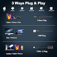 Voistek 88C USB Headset with Microphone — image 3