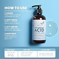 Eva Naturals Anti-Aging Hyaluronic Acid Serum 8oz — image 4