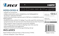 OREI HD12-EX165-K 4K HDMI Over Ethernet Extender Splitter — image 6