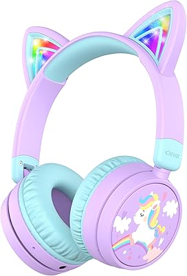 iClever Meow Cookies Kids Bluetooth Headphones