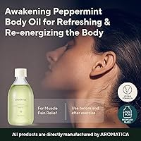 AROMATICA Awakening Body Oil Peppermint & Eucalyptus 3.38 fl. oz — image 2