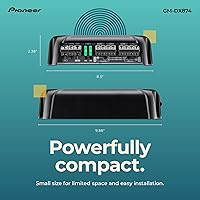 Pioneer GM-DX874 1,200 Watts 4-Channel Amplifier — image 4